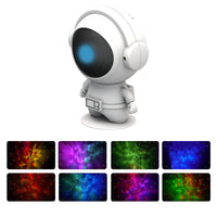 Remote Control Astronaut Star Projector Kids Night Light Galaxy Rotating Projector Light Standing Style