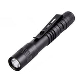 LED Flashlight Clip Mini Light Penlight Pocket Portable Pen Torch Lamp Red