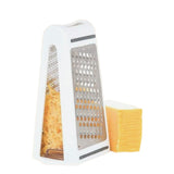 Double Sided Cheese Grater with Container Cheese Shredder Hand Vegetable Lemon Zester