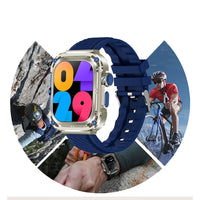 Smart Watch Outdoor Sport Smart Watch HD Display Blue