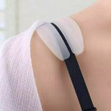 4Pcs Under Bra Strap Pads Soft Silicone Non-slip Shoulder Protector Cushions White