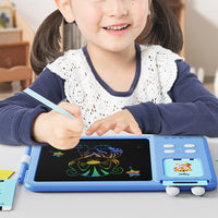 224 Words Talking Flash Cards LCD Writing Tablet Toddlers Preschool Words Learning Cards Toy Kid Gift Blue