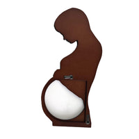 Pregnant Ultrasound Picture Frame Expecting Mom Sonogram Picture Frame Brown