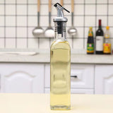 2 Pack 250ml Oil Dispenser Vinegar Pourer Glass Bottle Kitchen Cooking Tools