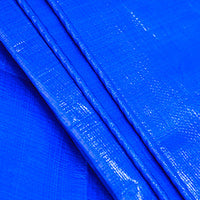 Blue Heavy Duty Tarp Plastic Tarpaulin Cover for Outdoor Camping Garden