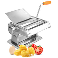 Stainless Steel Fresh Pasta Maker Noodle Roller Machine for Spaghetti Fettuccine