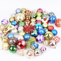 60Pcs Christmas Ball Ornaments Christmas Tree Decoration Xmas Pendant