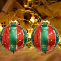 10Pcs Christmas Hanging Balloons Reusable Aluminum Foil Balloon Ornaments Party Decorations Supplies