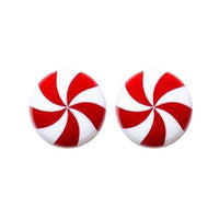 10Pcs Christmas Knob Button Cover Xmas Orbicular Candy Cabinet Knob Covers for Cabinet Living Room Bedroom