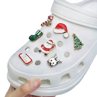 Christmas Shoe Charms Shoe Decoration Fashion Shoe Charms for Holiday Party Favors DIY Gift