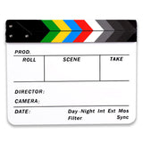 Clapperboard Clapper Board TV Movie Slate Board White