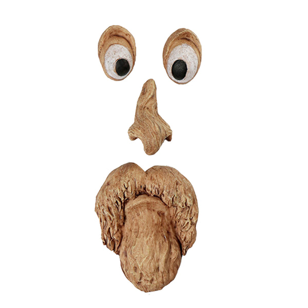 Tree Face Outdoor Statues Old Man Tree Hugger Bark Ghost Face Decoration Funny Yard Art Style A