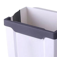 Foldable Hanging Kitchen Trash Can with Lid Garbage Can Waste Bin for Kitchen Bathroom Camping