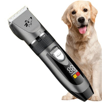 Pet Electric Grooming Kit Cat Dog Hair Clipper Cordless Trimmer with 4 Combs