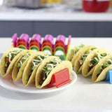 6Pcs Taco Holders Wave Shape Plastic Hard Racks Stand for Barbecue Picnic Cooking