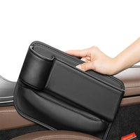 Car Seat Gap Organizer with Cup Storage Holder for Phones Glasses Keys Cards for Master Seat