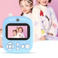 1080P Instant Print Camera Kids Selfie Digital Camera Kid Gift Blue