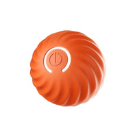 Pet Automatic Rolling Ball Toy Jumping Bouncing Ball Pet Dog Toy Orange