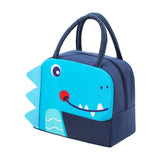 Children Cute Cartoon Animal Lunch Bags Lunch Box Carry Tote Picnic Storage Bag Navy