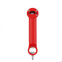 Retractable Jar Opener Magnetic Bottle Opener Can Opener Kitchen Gadgets for Weak Hands Red