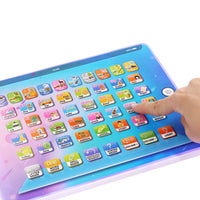 Kids Tablet Toy with Lights Interactive Toddler Learning Education Toy