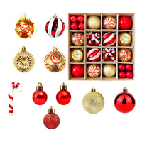 Christmas Ball Ornaments Christmas Tree Decoration Ball Box Gift Glittering Funny Party Decor Style 4