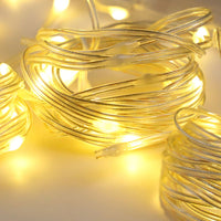 Christmas Decorations Tree Fairy Lights 8 Lighting Modes Waterfall String Lights Yard Party Holiday Decor Warm