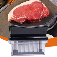 48-Blade Meat Tenderizer Stainless Steel Beef Needle Kitchen Cooking Tool Black