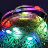 USB Powered Trampoline Lights APP Bluetooth Control String Light Sync up to Music