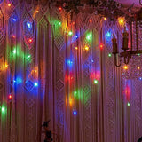 10M 400LEDs Christmas String Lights Curtain Lights Christmas Twinkle Lights Xmas Party Decor Multicolor