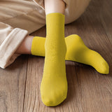 3 Pairs of Warm Plush Thermal Socks Thick Winter Snow Boot Socks for Women Yellow