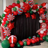 Christmas Balloons Set Foil Balloon Party Home Decor Christmas Party Decorations