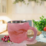 Mineral-Simulated Coffee Mug Home Office Coffee Cup Pink