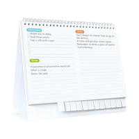 16 Monthly Desk Calendar 2024 with To-do List and Notes Content