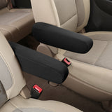 2 Pcs Set Car Front Seat Armrest Covers Armrest Protectors for Truck Van Black