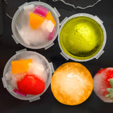 4Pcs Ice Ball Makers Round Ice Cube Moulds Kitchen Tool