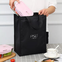 2Pcs Portable Insulated Lunch Bag Thermal Cooler Food Carry Tote Picnic Case Storage Bag