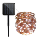 22-Meter Solar Fairy String Lights 8 Modes Garden Yard Decorative Light White Light