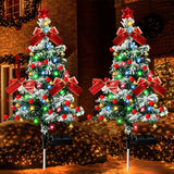 Solar Christmas Tree Lights Outdoor Garden Yard Decorative Stake Light