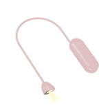 3-in-1 Book Light Foldable Reading Light Flexible Neck Reading Lamp Pink