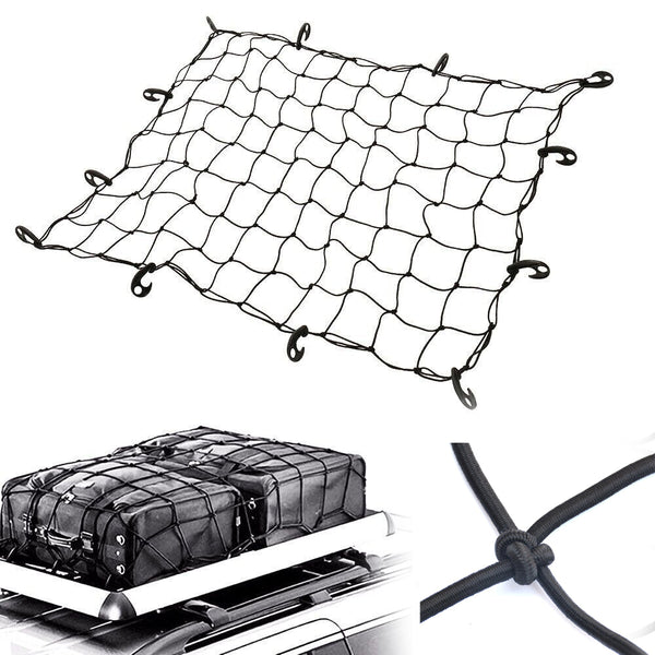 240x180cm Roof Cargo Net Mesh Organizer Truck Bungee Cord Net with  Plastic Hook