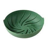 Reusable Large Air Fryer Silicone Pot Oven Baking Tray Pan Air Fryer Liner Green