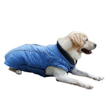 Reflective Winter Pet Dog Coat Puppy Vest Dog Jacket Pets Clothes Blue