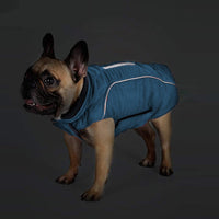 Reflective Winter Pet Dog Coat Puppy Vest Dog Jacket Pets Clothes Blue