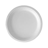 50Pcs Disposable Plates Party Dinner Round Bowl Catering Eco Friendly White