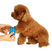 6 Rolls 450 x 10cm Self Adhesive Bandage for Pet Non-Woven Dog Bandages Elastic Pet Wrap Tape