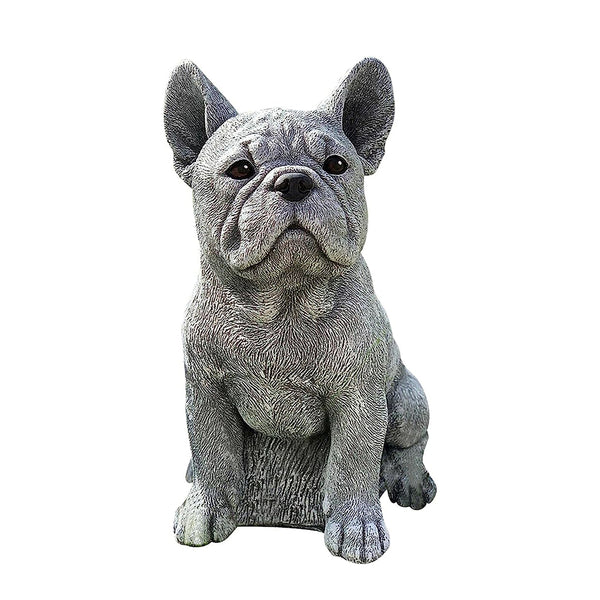 Garden Dog Figurine Dog Statue Garden Decor Indoor Outdoor Lawn Courtyard Ornament Style 2