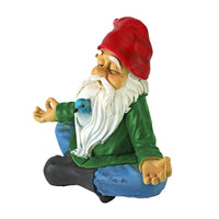 Garden Gnome Statue Outdoor Resin Zen Statue Garden Home Art Decor