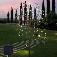 LED Solar Willow Tree Lights Outdoor Garden Decorative Light Multi Color