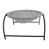 Detachable Cat Hammock Mesh Pet Sleeping Bed Free-Standing Elevated Pet Bed Hanging Nest Gray